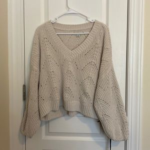 American Eagle Cream Sweater